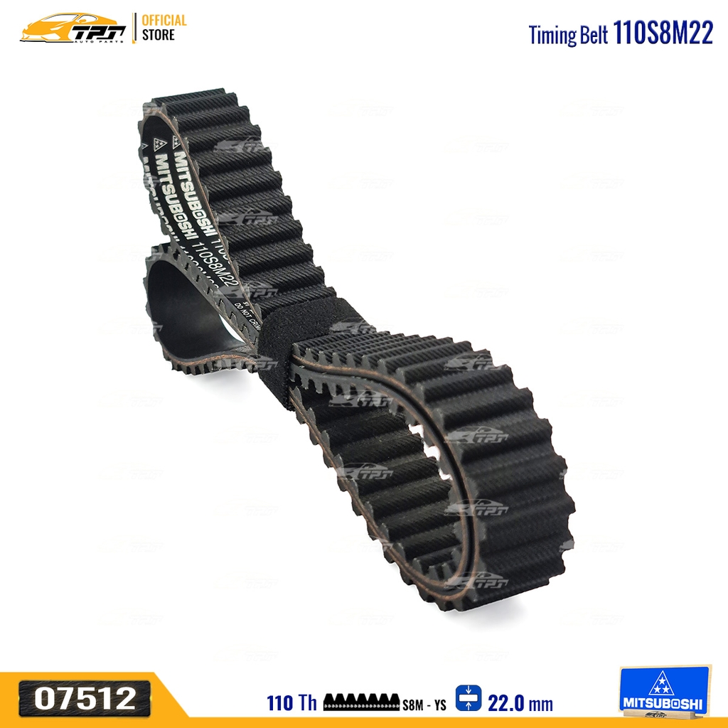 110S8M22 Dây Curoa Cam / Dây Đai Răng Hyundai ACCENT 1.5 - GETZ 1.3 - VERNA 1.3 Mitsuboshi - Japan
