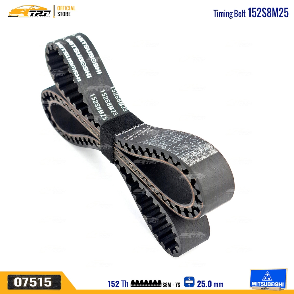 152S8M25 Dây Curoa Cam / Dây Đai Răng Mazda 323 87-94 Mitsuboshi - Japan