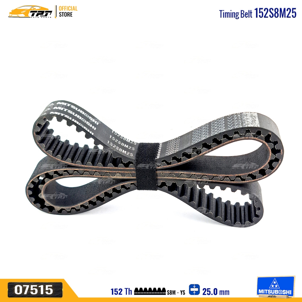 152S8M25 Dây Curoa Cam / Dây Đai Răng Mazda 323 87-94 Mitsuboshi - Japan