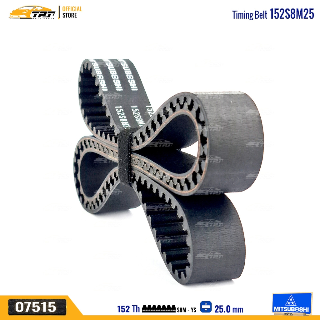 152S8M25 Dây Curoa Cam / Dây Đai Răng Mazda 323 87-94 Mitsuboshi - Japan