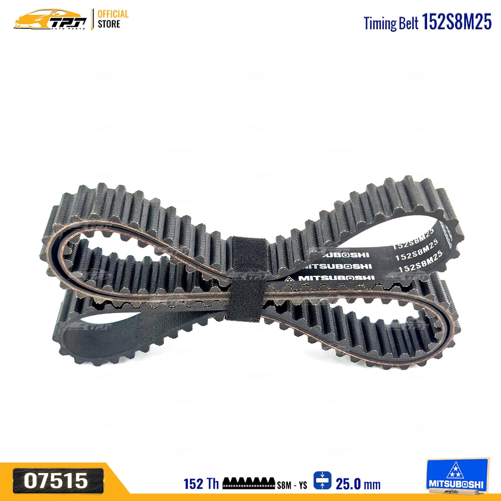 152S8M25 Dây Curoa Cam / Dây Đai Răng Mazda 323 87-94 Mitsuboshi - Japan