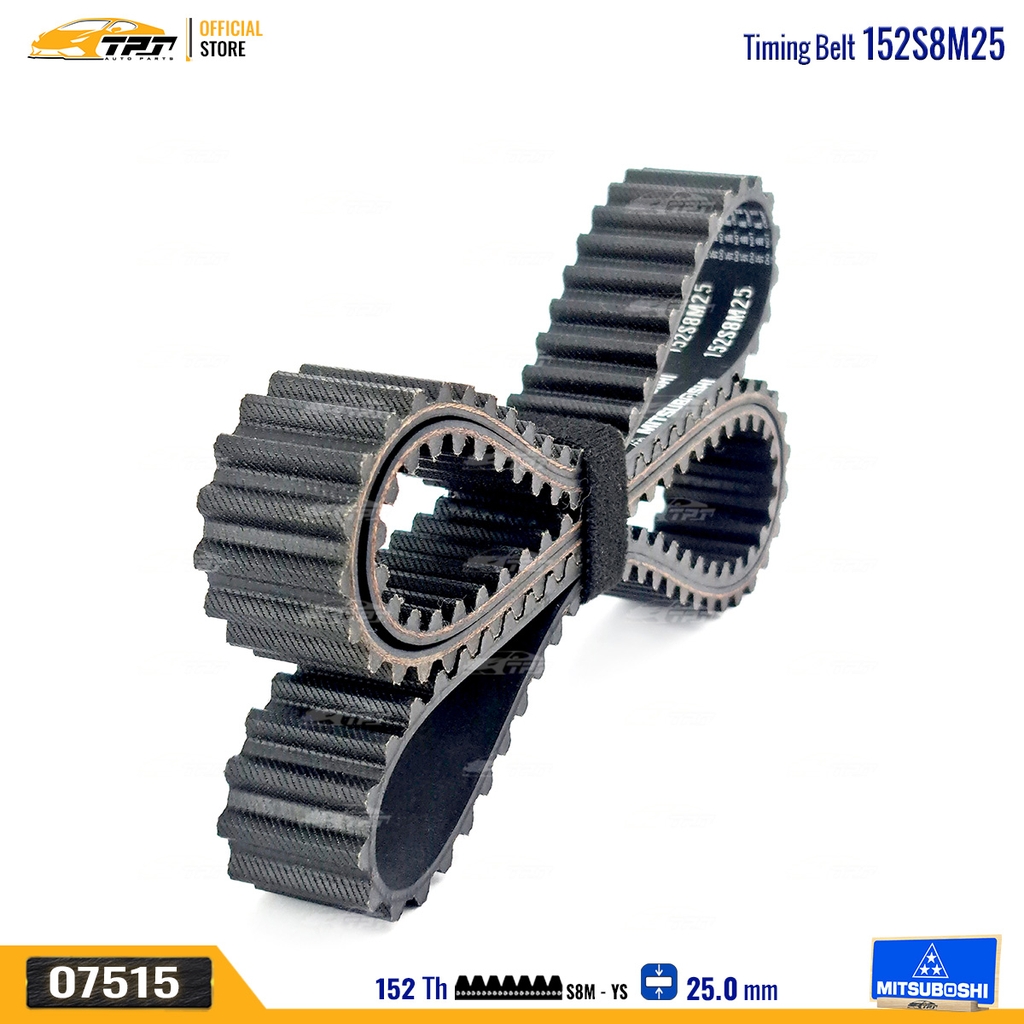 152S8M25 Dây Curoa Cam / Dây Đai Răng Mazda 323 87-94 Mitsuboshi - Japan