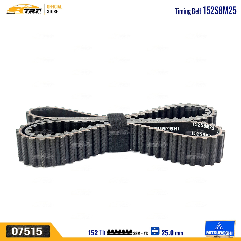 152S8M25 Dây Curoa Cam / Dây Đai Răng Mazda 323 87-94 Mitsuboshi - Japan