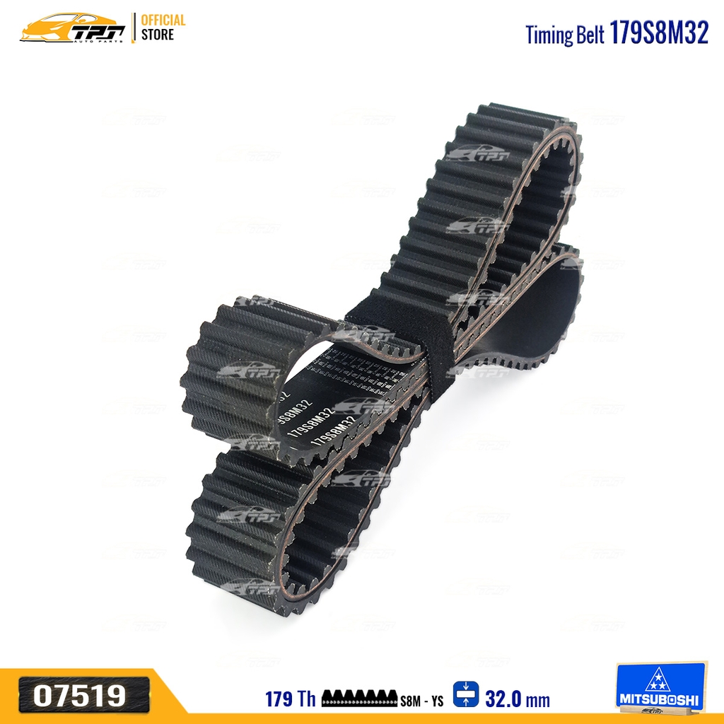 179S8M32 Dây Curoa Cam / Dây Đai Răng Toyota CAMRY 2.0 87-90 Mitsuboshi - Japan