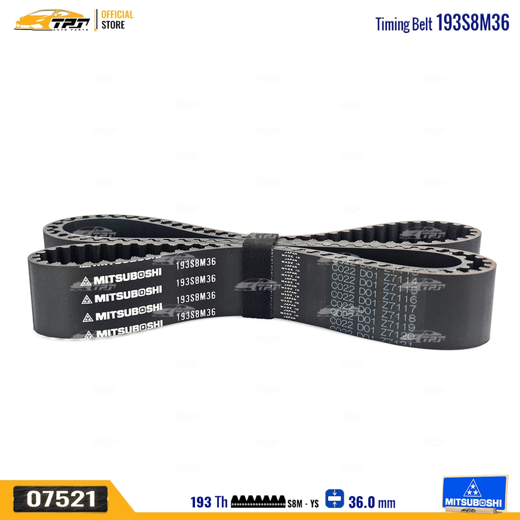 193S8M36 Dây Curoa Cam / Dây Đai Răng Toyota 4 RUNNER 3.0 V6 Mitsuboshi - Japan