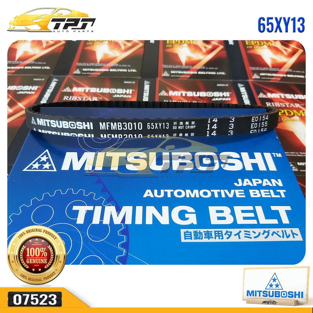 65XY13 Dây Curoa Cam / Dây Đai Răng Hyundai ELANTRA 1.6-1.8 - SONATA - GRANDEUR Mitsuboshi - Japan