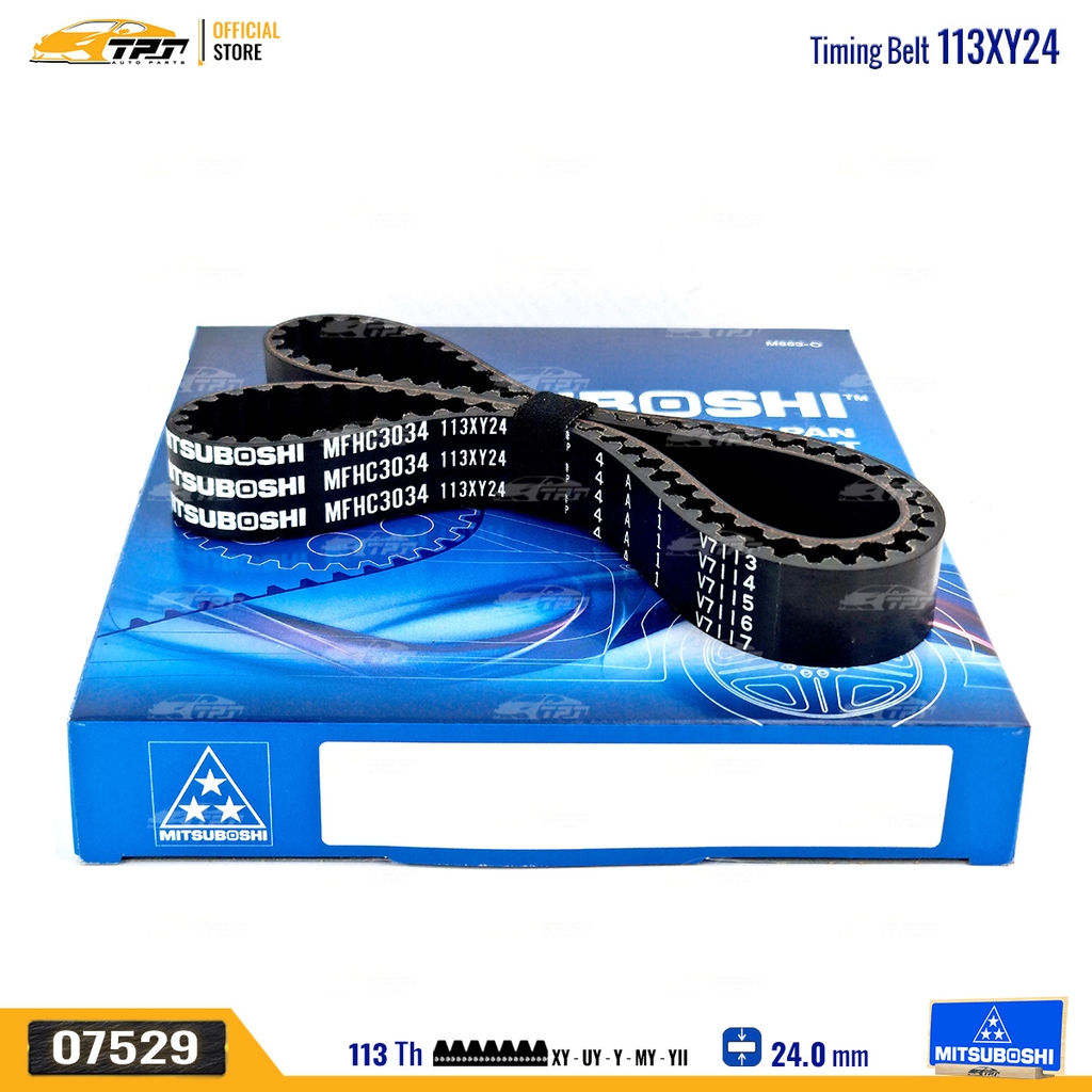 113XY24 Dây Curoa Cam / Dây Đai Răng Honda ACCORD 93-98 Mitsuboshi - Japan