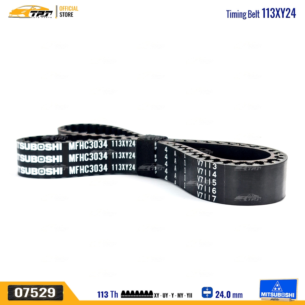113XY24 Dây Curoa Cam / Dây Đai Răng Honda ACCORD 93-98 Mitsuboshi - Japan