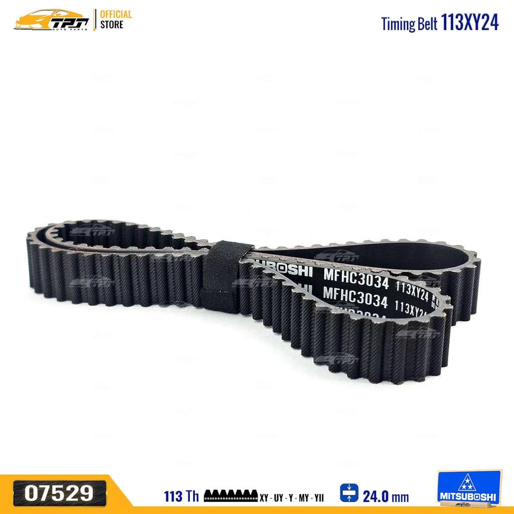 113XY24 Dây Curoa Cam / Dây Đai Răng Honda ACCORD 93-98 Mitsuboshi - Japan