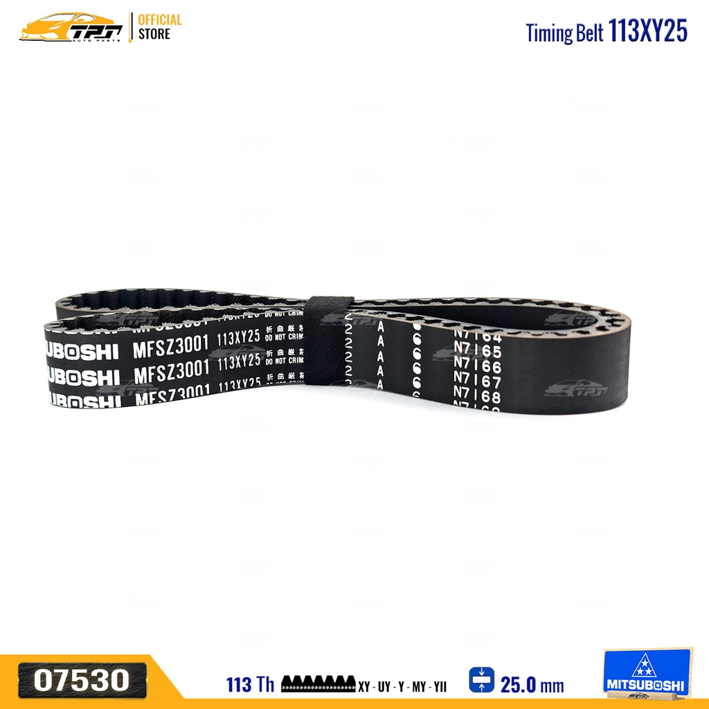 113XY25 Dây Curoa Cam / Dây Đai Răng Suzuki CARRY Mitsuboshi - Japan