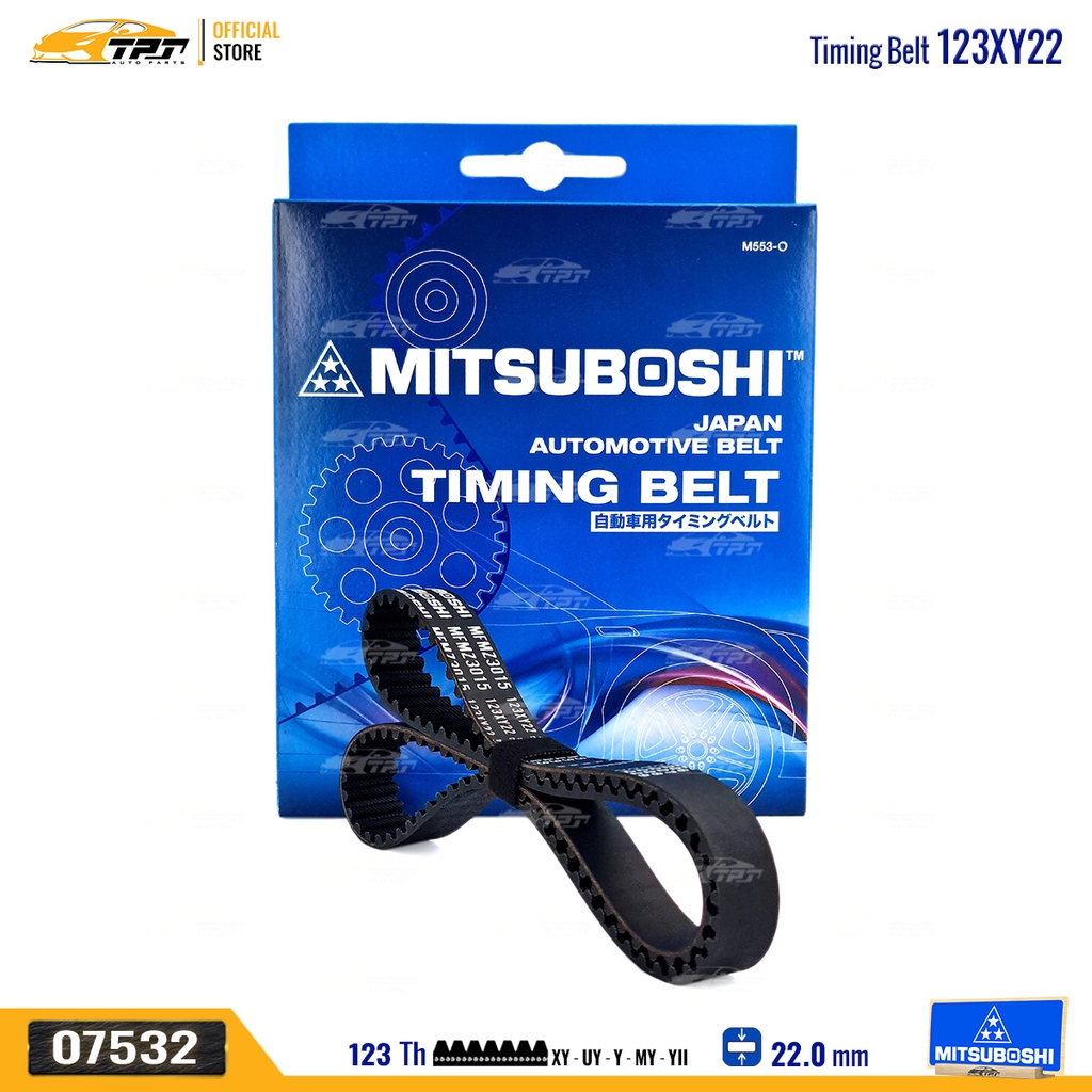 123XY22 Dây Curoa Cam / Dây Đai Răng Mazda 323 1.6 Mitsuboshi - Japan