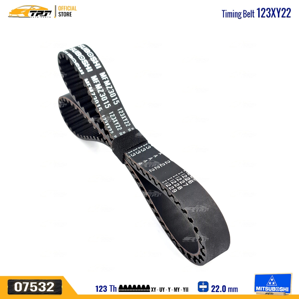 123XY22 Dây Curoa Cam / Dây Đai Răng Mazda 323 1.6 Mitsuboshi - Japan