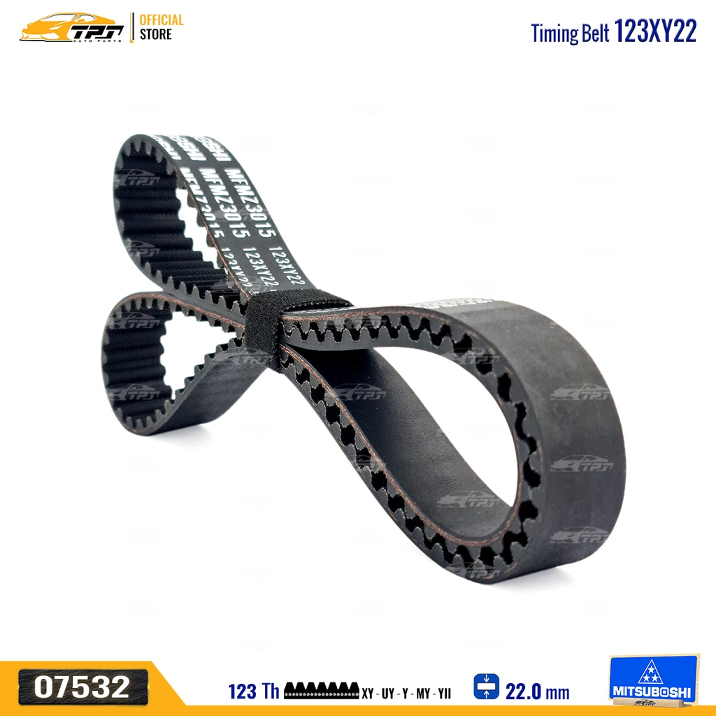 123XY22 Dây Curoa Cam / Dây Đai Răng Mazda 323 1.6 Mitsuboshi - Japan