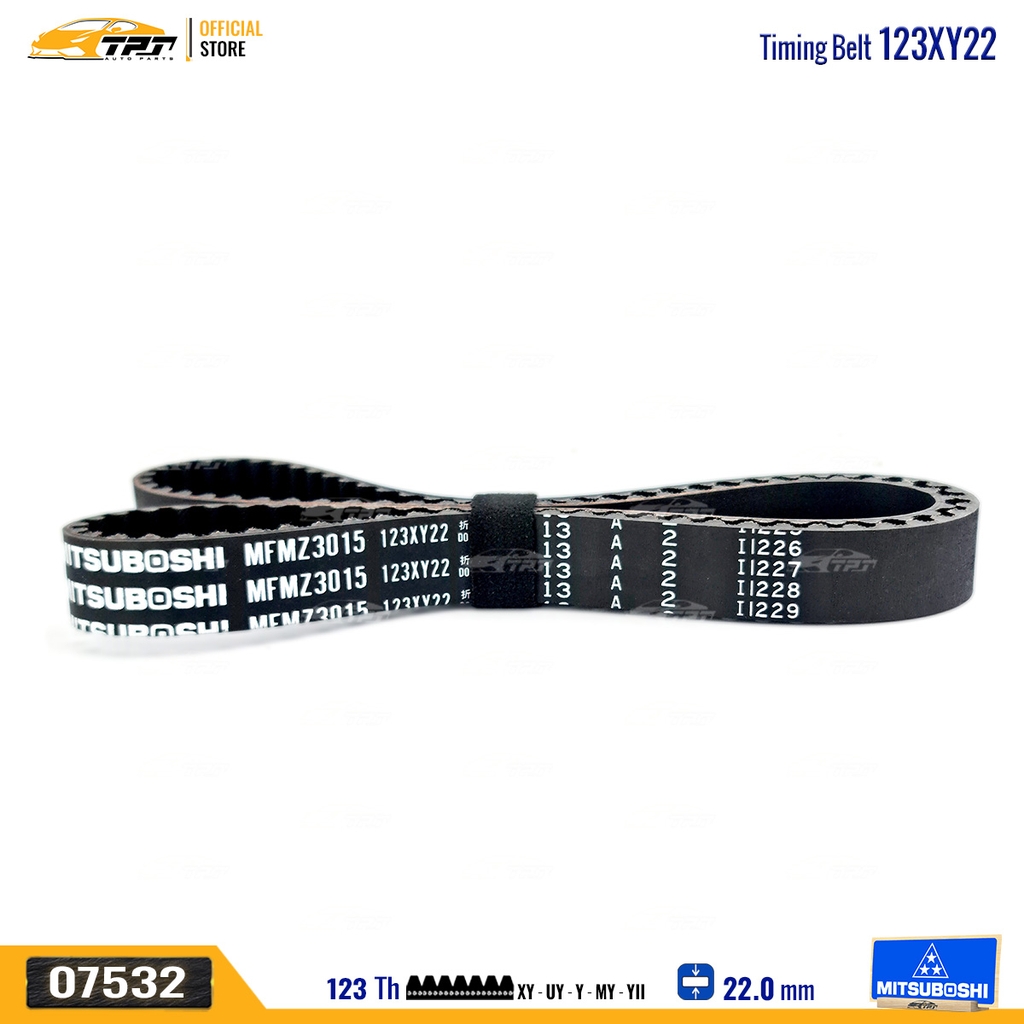 123XY22 Dây Curoa Cam / Dây Đai Răng Mazda 323 1.6 Mitsuboshi - Japan