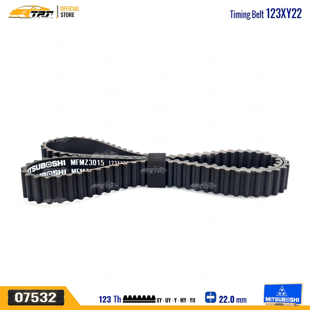 123XY22 Dây Curoa Cam / Dây Đai Răng Mazda 323 1.6 Mitsuboshi - Japan