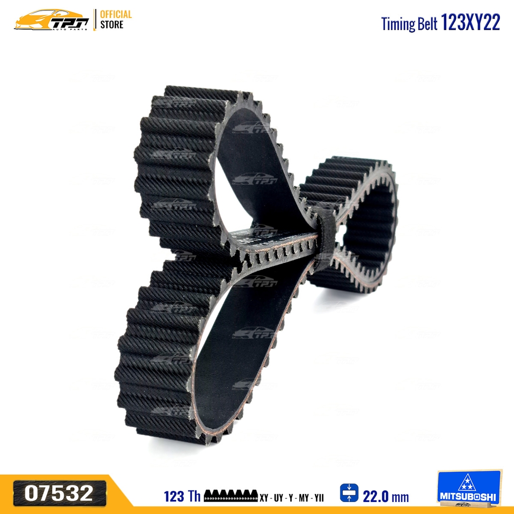 123XY22 Dây Curoa Cam / Dây Đai Răng Mazda 323 1.6 Mitsuboshi - Japan