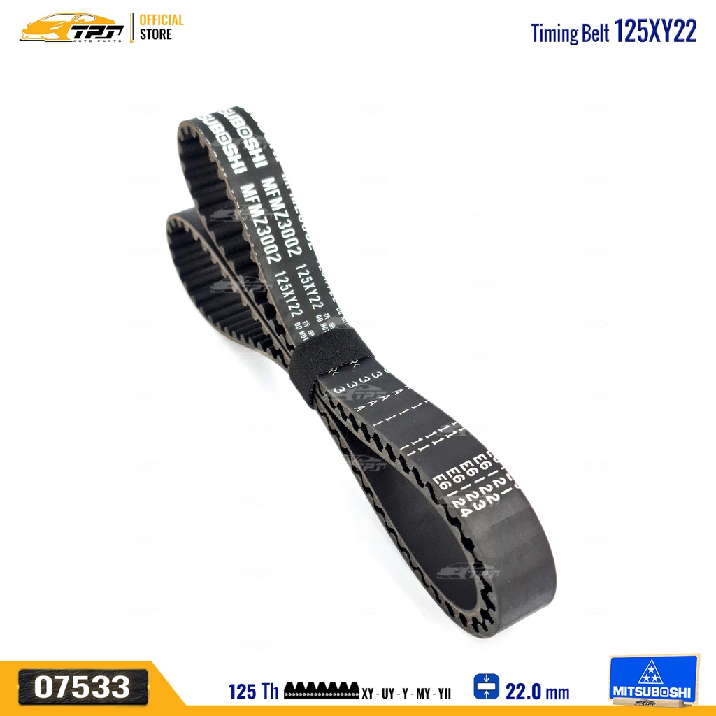 125XY22 Dây Curoa Cam / Dây Đai Răng Mazda 323 1.5 Mitsuboshi - Japan