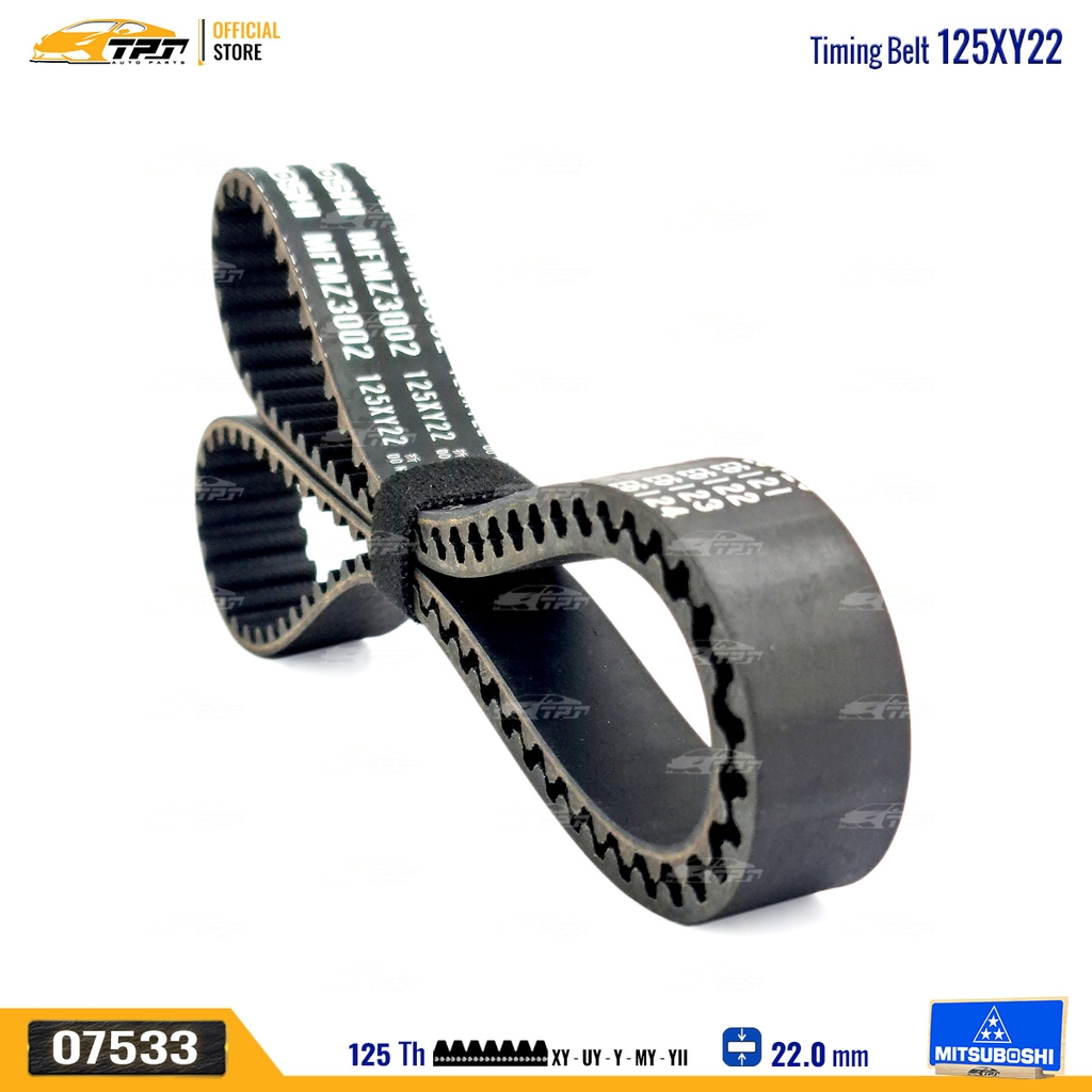 125XY22 Dây Curoa Cam / Dây Đai Răng Mazda 323 1.5 Mitsuboshi - Japan