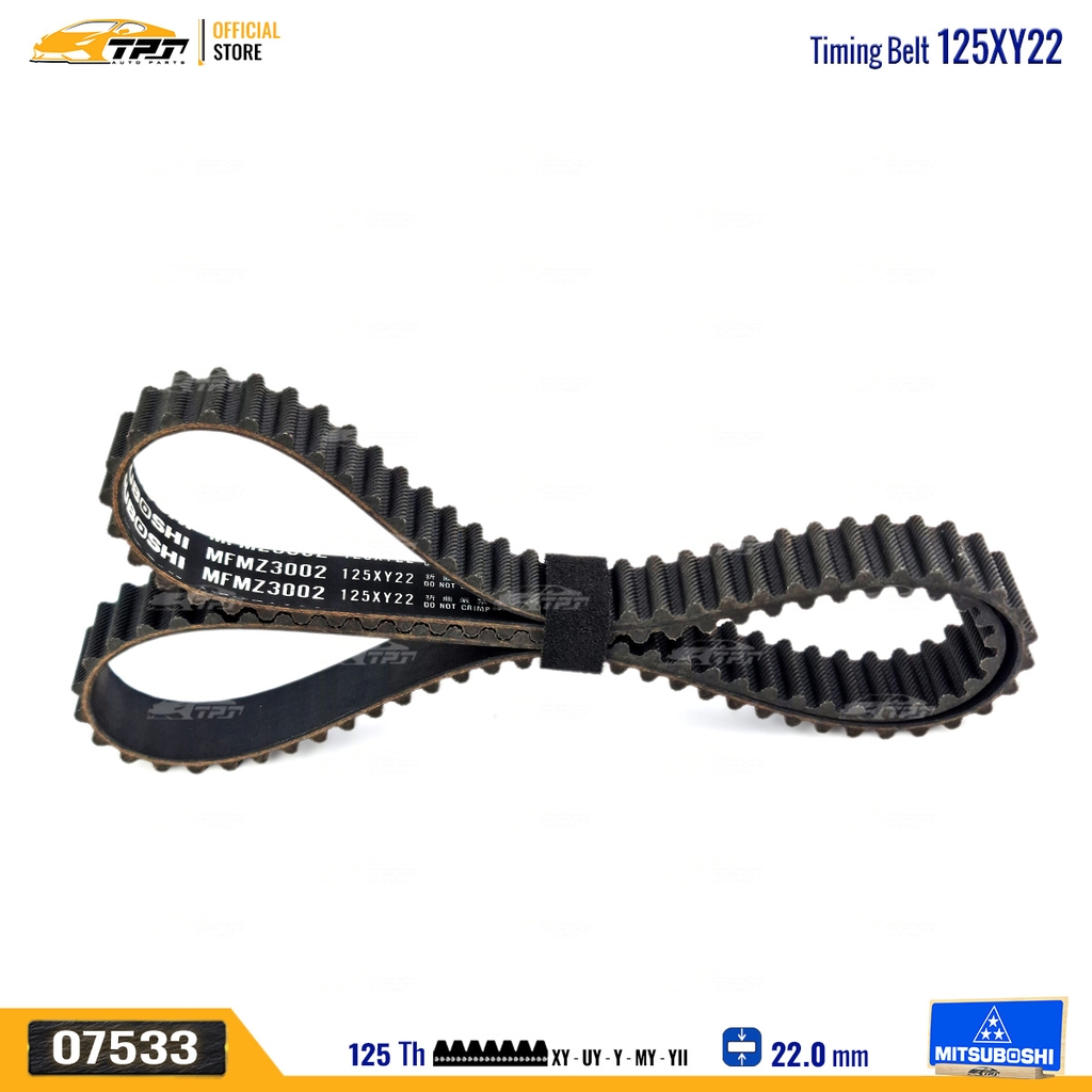 125XY22 Dây Curoa Cam / Dây Đai Răng Mazda 323 1.5 Mitsuboshi - Japan