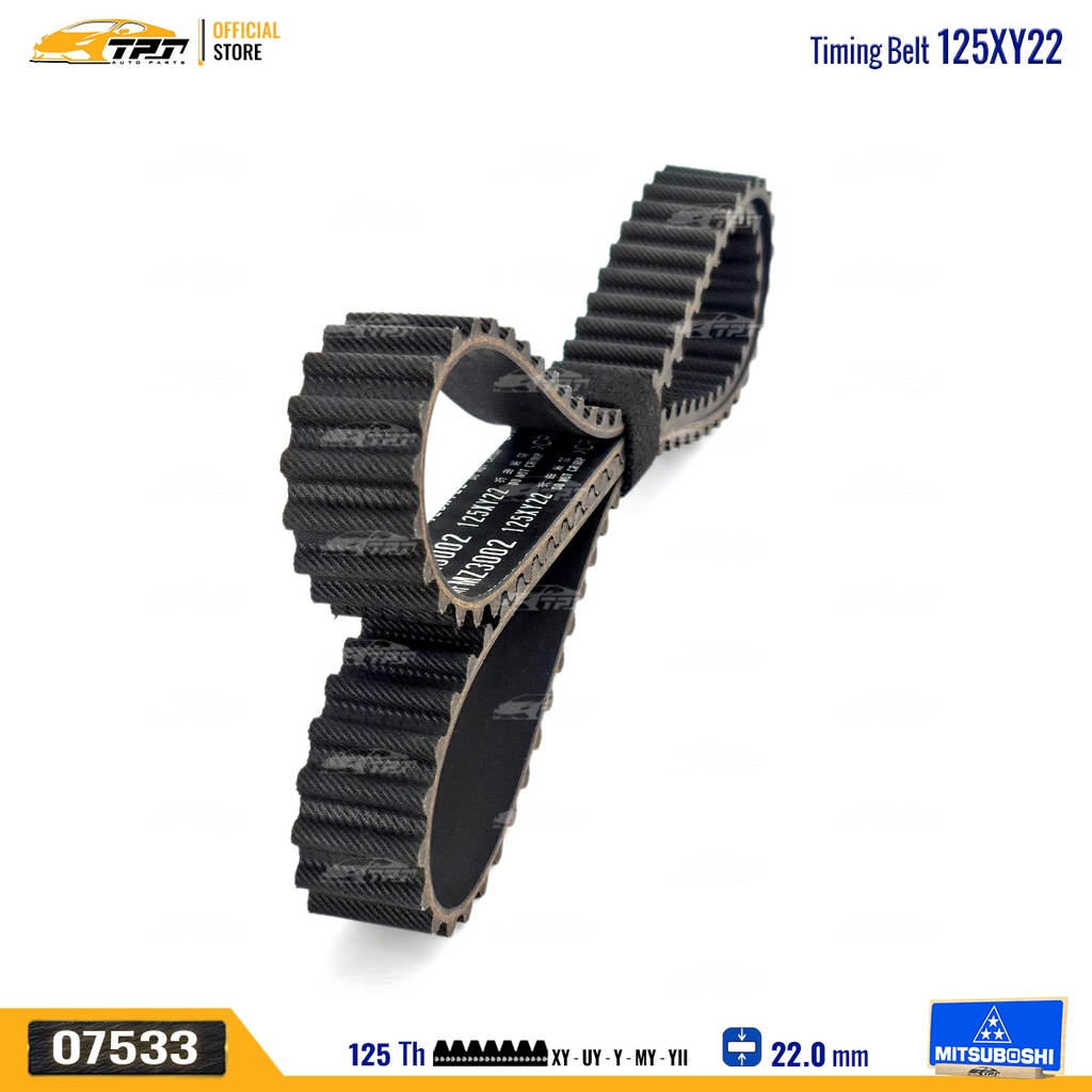 125XY22 Dây Curoa Cam / Dây Đai Răng Mazda 323 1.5 Mitsuboshi - Japan