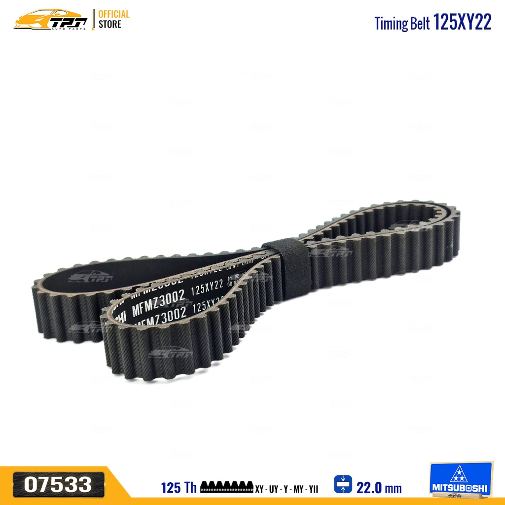 125XY22 Dây Curoa Cam / Dây Đai Răng Mazda 323 1.5 Mitsuboshi - Japan