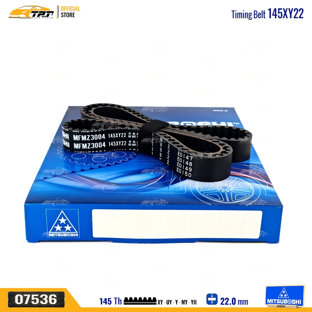 145XY22 Dây Curoa Cam / Dây Đai Răng Mazda FAMILIA - MX-3 - MX-5 Mitsuboshi - Japan