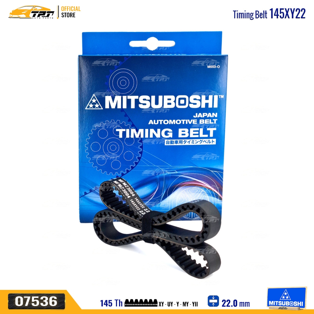 145XY22 Dây Curoa Cam / Dây Đai Răng Mazda FAMILIA - MX-3 - MX-5 Mitsuboshi - Japan