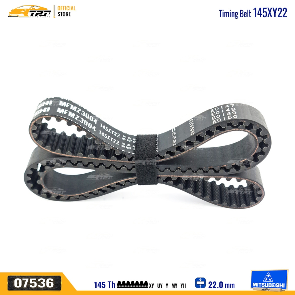 145XY22 Dây Curoa Cam / Dây Đai Răng Mazda FAMILIA - MX-3 - MX-5 Mitsuboshi - Japan