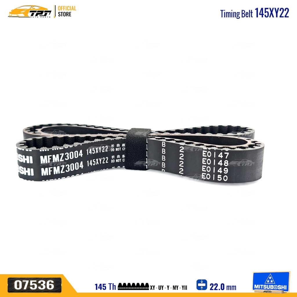 145XY22 Dây Curoa Cam / Dây Đai Răng Mazda FAMILIA - MX-3 - MX-5 Mitsuboshi - Japan