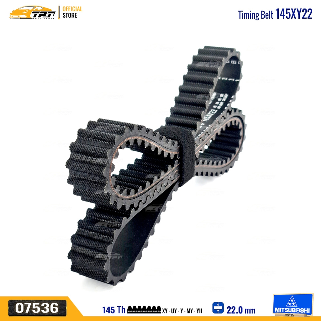 145XY22 Dây Curoa Cam / Dây Đai Răng Mazda FAMILIA - MX-3 - MX-5 Mitsuboshi - Japan