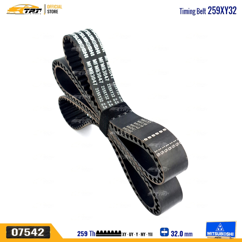 259XY32 Dây Curoa Cam / Dây Đai Răng Hyundai TERRACAN 3.5 Mitsuboshi - Japan