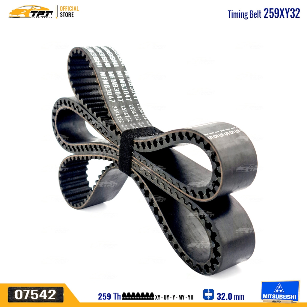 259XY32 Dây Curoa Cam / Dây Đai Răng Hyundai TERRACAN 3.5 Mitsuboshi - Japan
