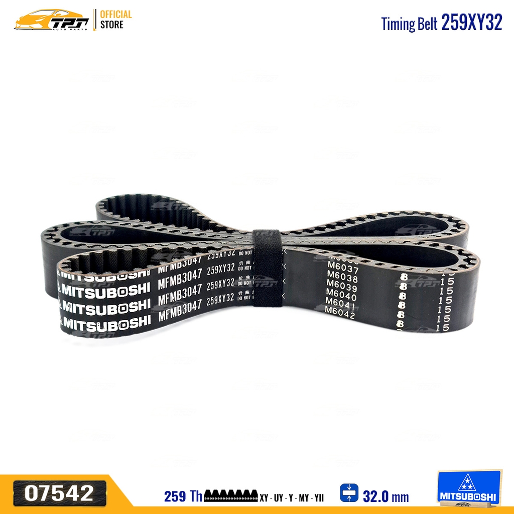 259XY32 Dây Curoa Cam / Dây Đai Răng Hyundai TERRACAN 3.5 Mitsuboshi - Japan