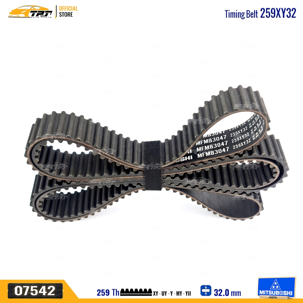 259XY32 Dây Curoa Cam / Dây Đai Răng Hyundai TERRACAN 3.5 Mitsuboshi - Japan