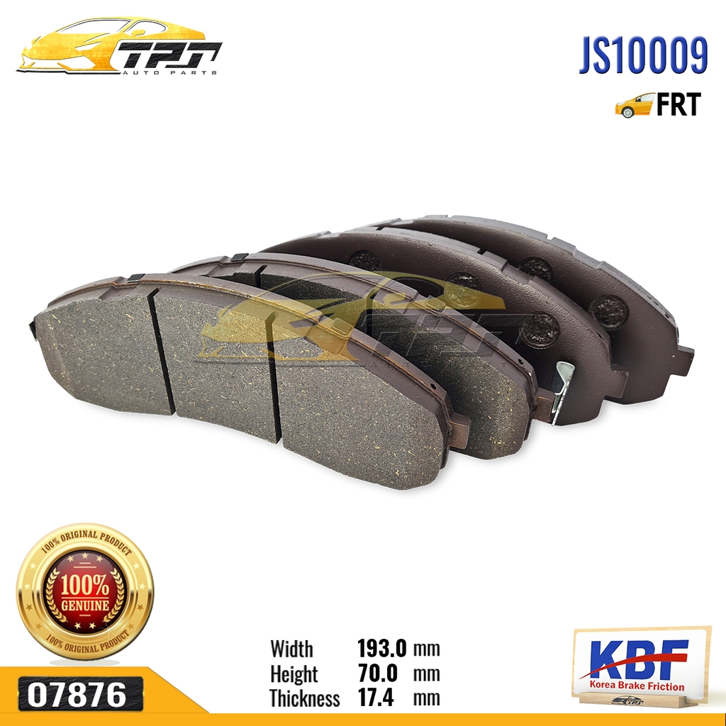 JS10009 - Bố Thắng - Má Phanh TRƯỚC Kia FRONTIER - BONGO 3 - K3000 [ SP1148 ] KBF - Korea