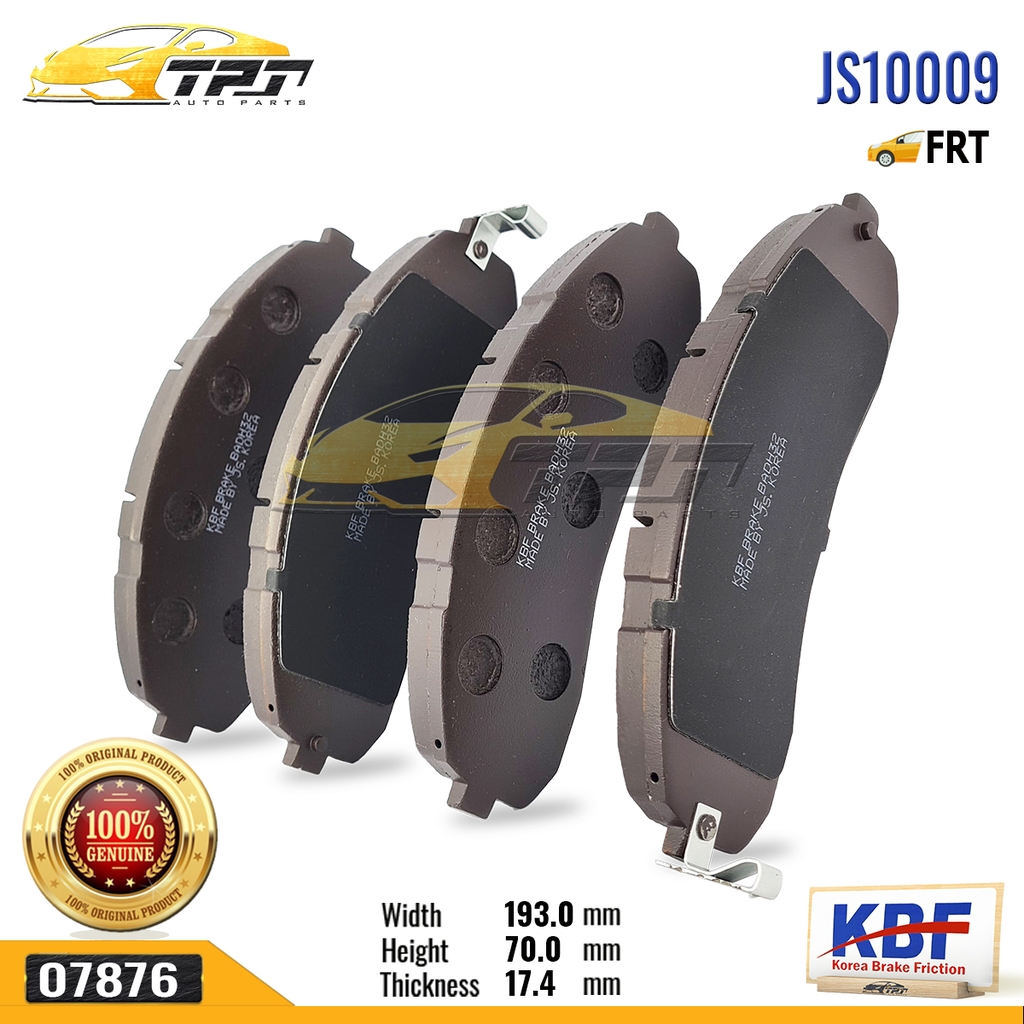 JS10009 - Bố Thắng - Má Phanh TRƯỚC Kia FRONTIER - BONGO 3 - K3000 [ SP1148 ] KBF - Korea