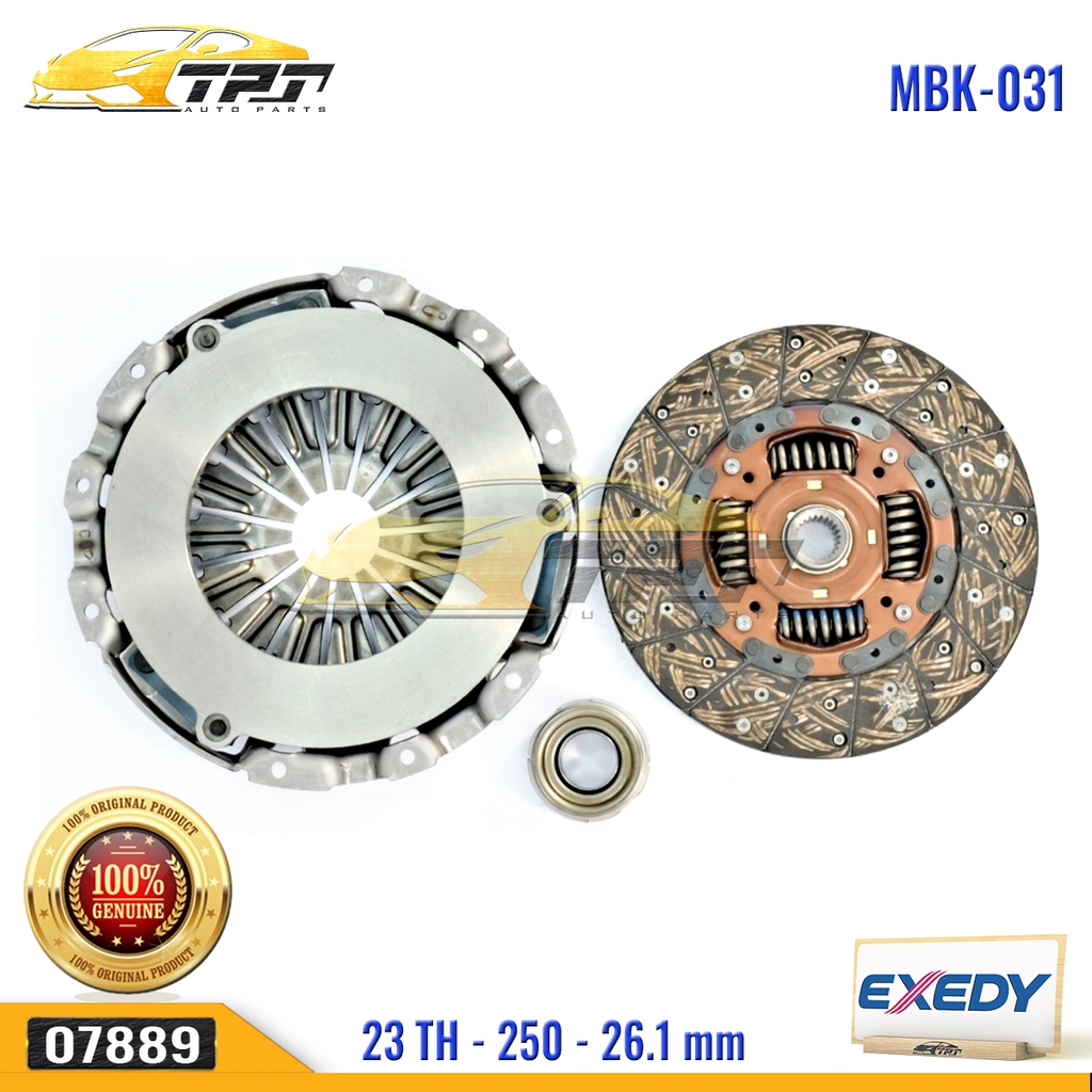 MBK031 - Bộ Ly Hợp Lá Côn - Mâm Ép - Bitê Mitsubishi TRITON - PAJERO - PAJERO SPORT [23R-250-26.1 250-160] EXEDY - Japan