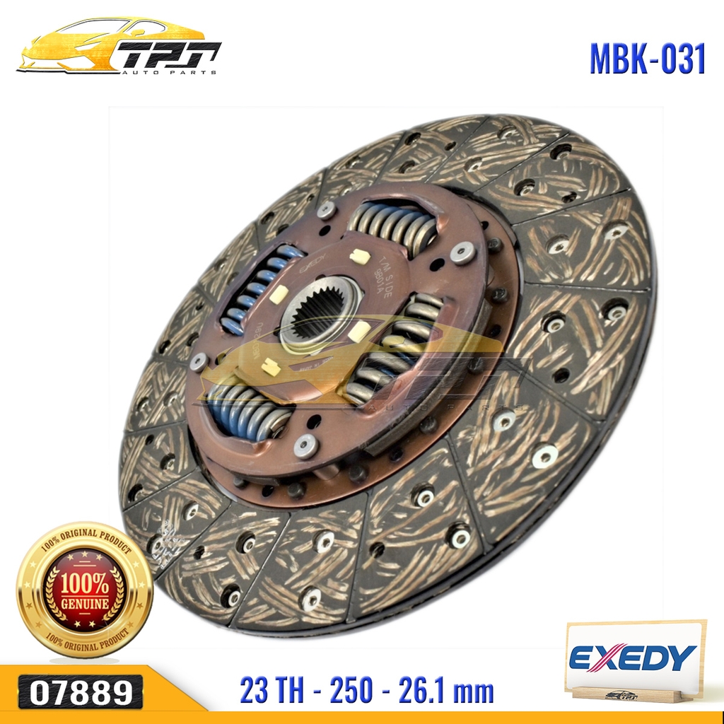 MBK031 - Bộ Ly Hợp Lá Côn - Mâm Ép - Bitê Mitsubishi TRITON - PAJERO - PAJERO SPORT [23R-250-26.1 250-160] EXEDY - Japan