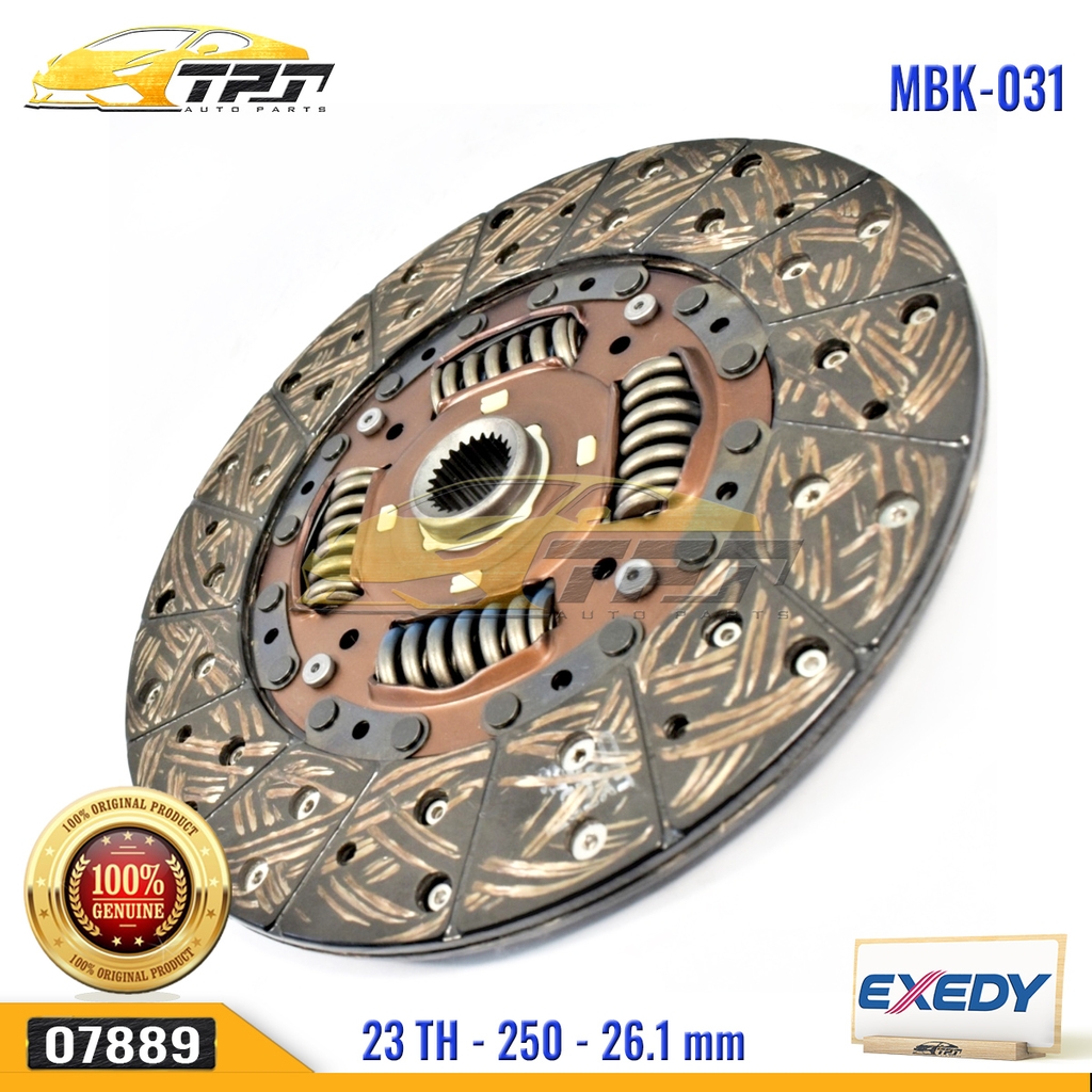 MBK031 - Bộ Ly Hợp Lá Côn - Mâm Ép - Bitê Mitsubishi TRITON - PAJERO - PAJERO SPORT [23R-250-26.1 250-160] EXEDY - Japan