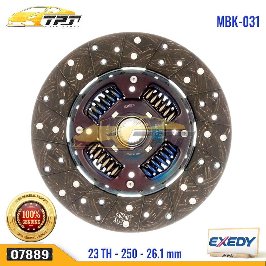 MBK031 - Bộ Ly Hợp Lá Côn - Mâm Ép - Bitê Mitsubishi TRITON - PAJERO - PAJERO SPORT [23R-250-26.1 250-160] EXEDY - Japan