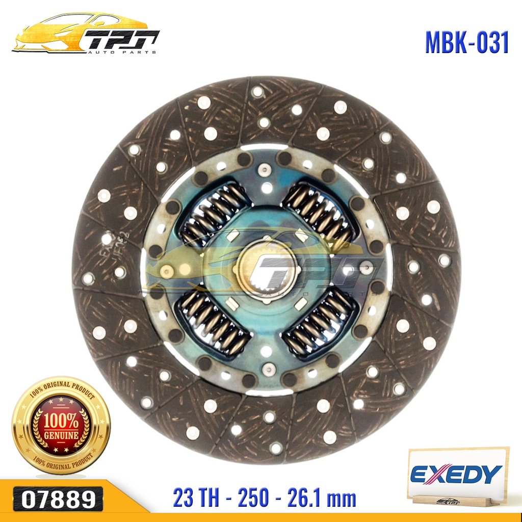 MBK031 - Bộ Ly Hợp Lá Côn - Mâm Ép - Bitê Mitsubishi TRITON - PAJERO - PAJERO SPORT [23R-250-26.1 250-160] EXEDY - Japan