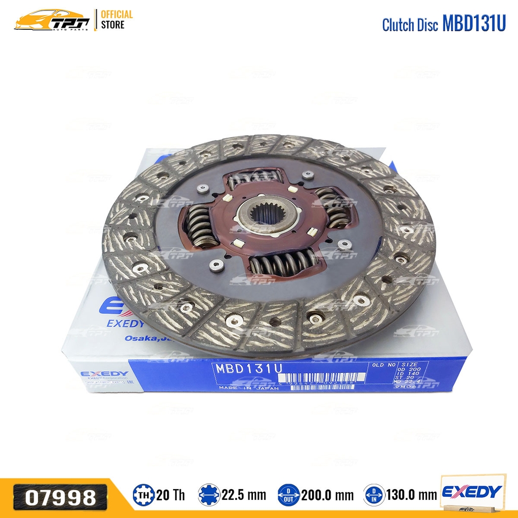 MBD131U Lá Côn Mitsubishi XPANDER [20R-200-22.4] EXEDY - Japan