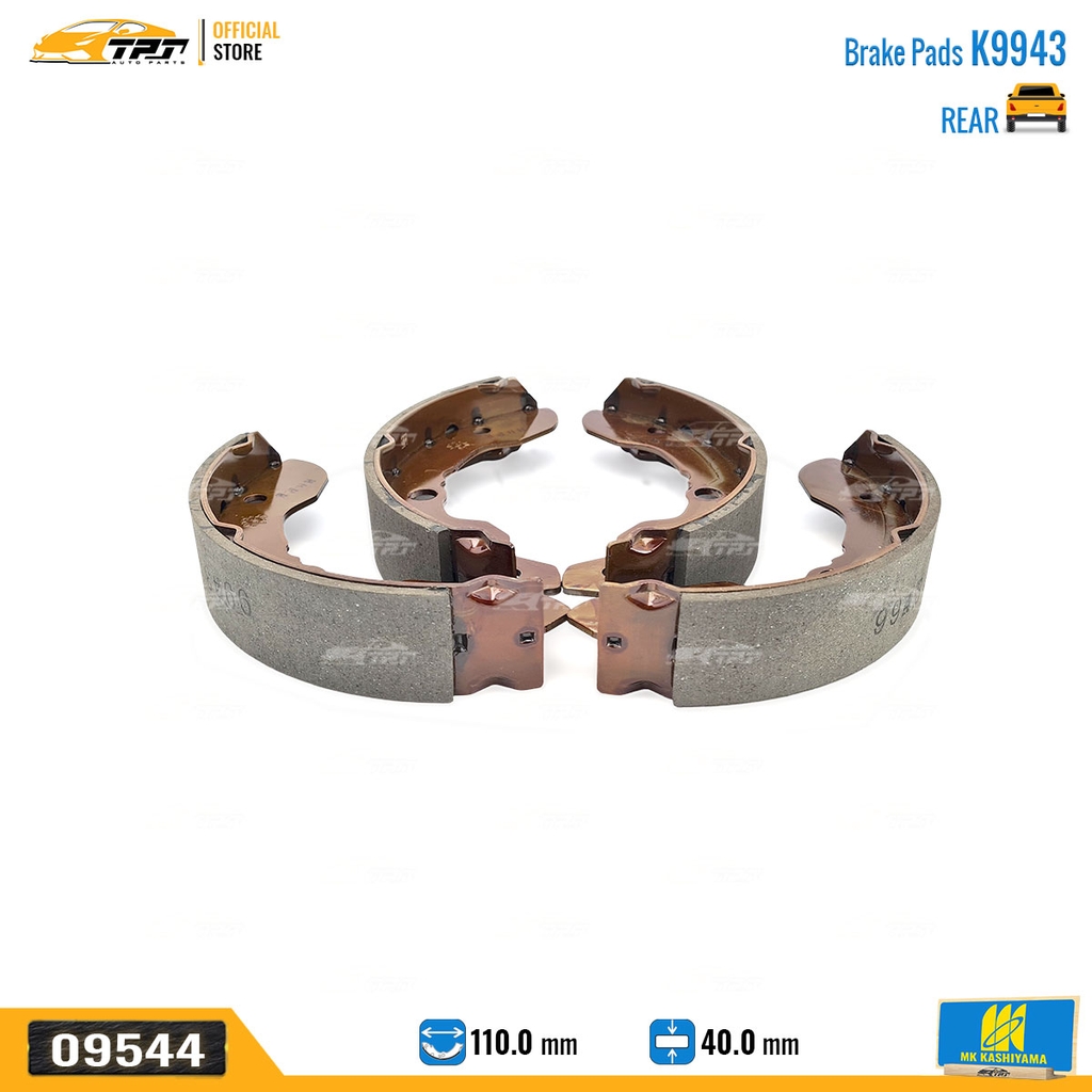 K9943 Bố Thắng - Má Phanh SAU Suzuki SUPER CARRY VN 1.0 (550KG) 97- VINAXUKI 500KG MK Kashiyama - Japan