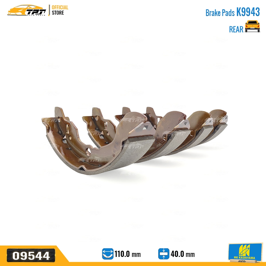 K9943 Bố Thắng - Má Phanh SAU Suzuki SUPER CARRY VN 1.0 (550KG) 97- VINAXUKI 500KG MK Kashiyama - Japan