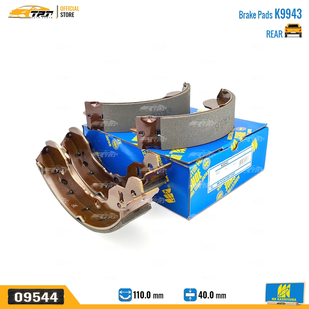 K9943 Bố Thắng - Má Phanh SAU Suzuki SUPER CARRY VN 1.0 (550KG) 97- VINAXUKI 500KG MK Kashiyama - Japan