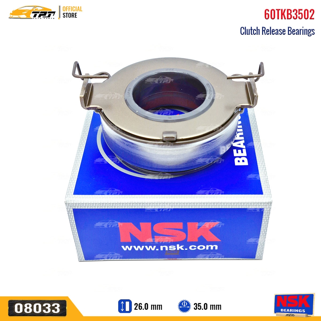 60TKB3502 | Bạc Đạn BiTê Toyota CAMRY 2.4 02-06 3.0 99-02 ALTIS 02-07 RAV4 2.0-2.4 94-08 [35.0] NSK - Japan