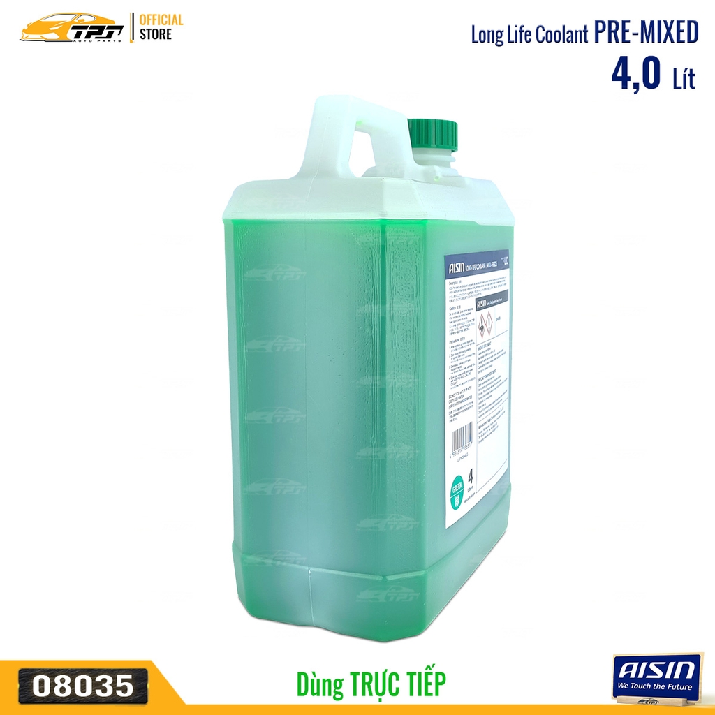 Nước Làm Mát màu XANH - Bình 4 Lít AISIN - Japan