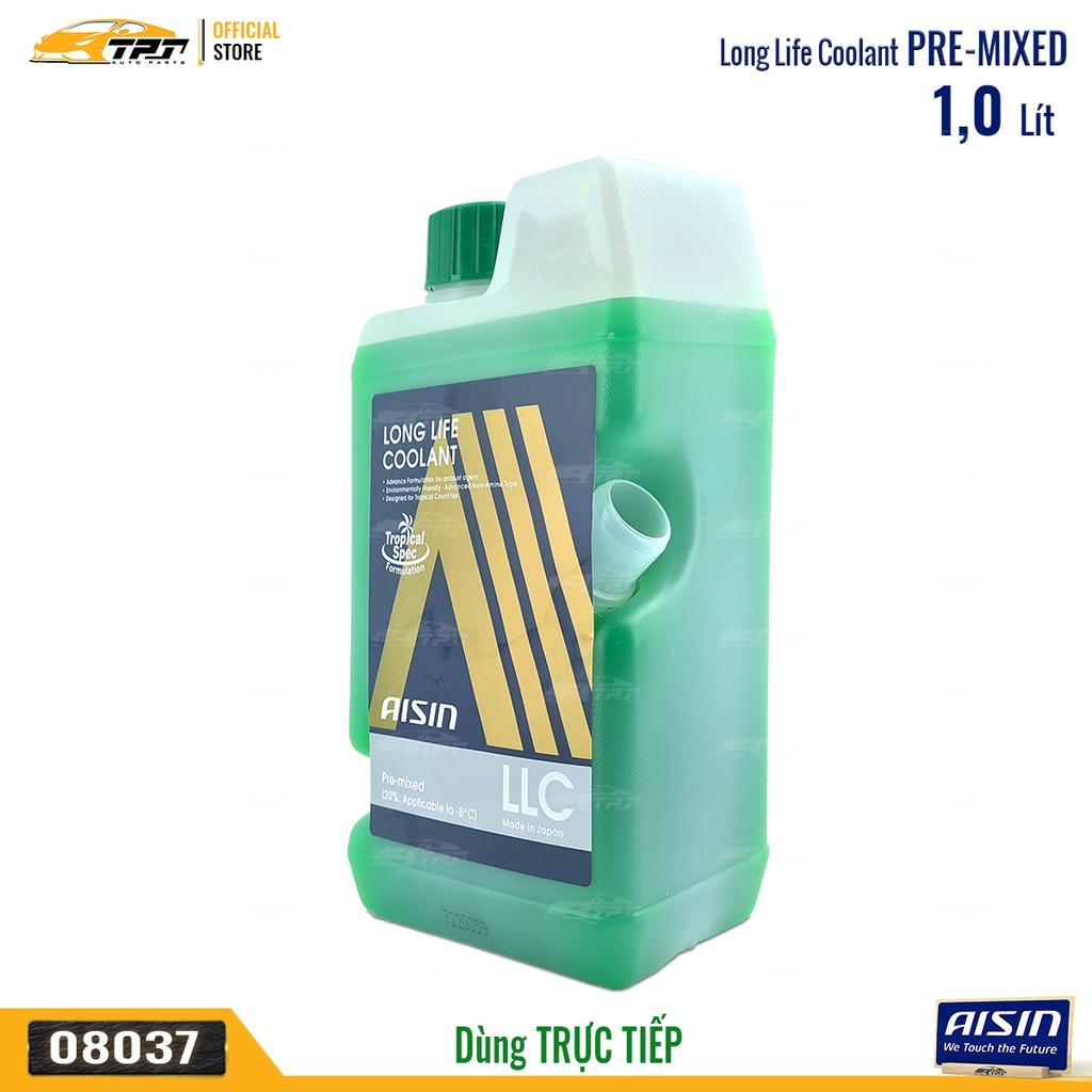 Nước Làm Mát Màu XANH - Bình 1 Lít AISIN - Japan