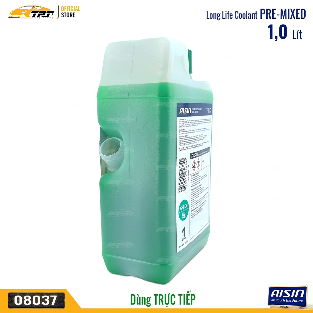 Nước Làm Mát Màu XANH - Bình 1 Lít AISIN - Japan