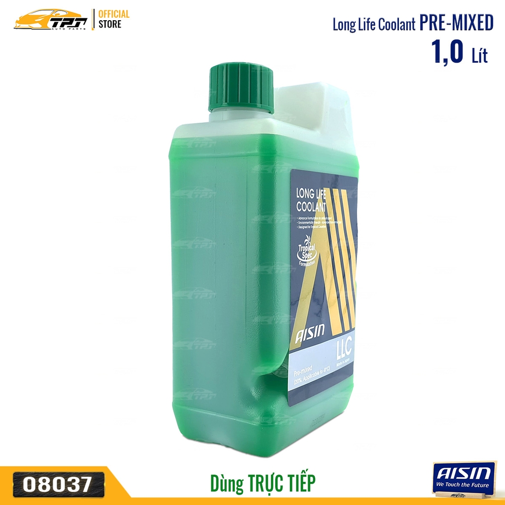 Nước Làm Mát Màu XANH - Bình 1 Lít AISIN - Japan